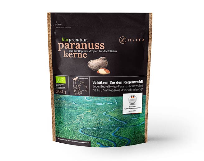 Hylea Bio Premium Paranüsse Verpackung